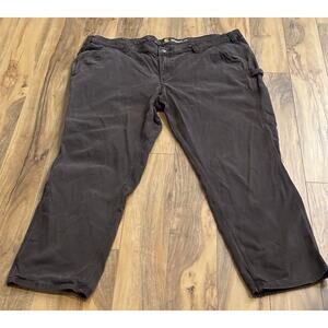 Carhartt Womens Dark Brown Original Fit Pants Sz 22W Carpenter Pants